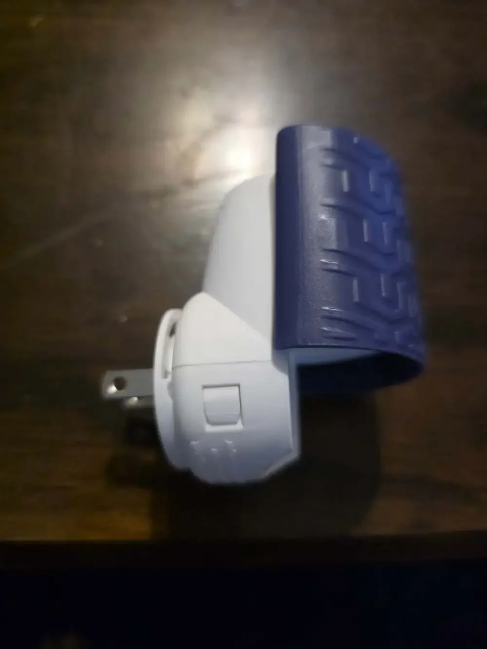 Yankee Candle ScentPlug Wall Fragrance Diffuser Blue Geometric Pattern Shell